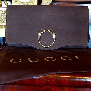 Authentic Gucci Ribot clutch purse